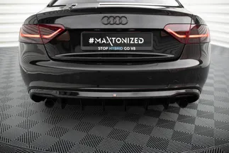 Maxton Design Rear Valance For 8T Audi A5 Coupe / Cabrio S-Line (Single Tips)